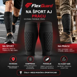 FlexGuard™ – ochranné kompresné chrániče predkolení